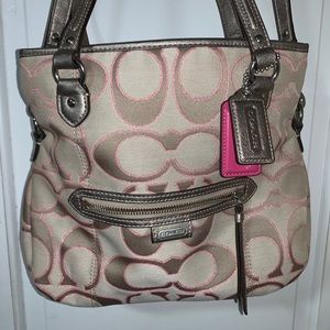 COACH DAISY OUTLINE SIGNATURE METALLIC MIA